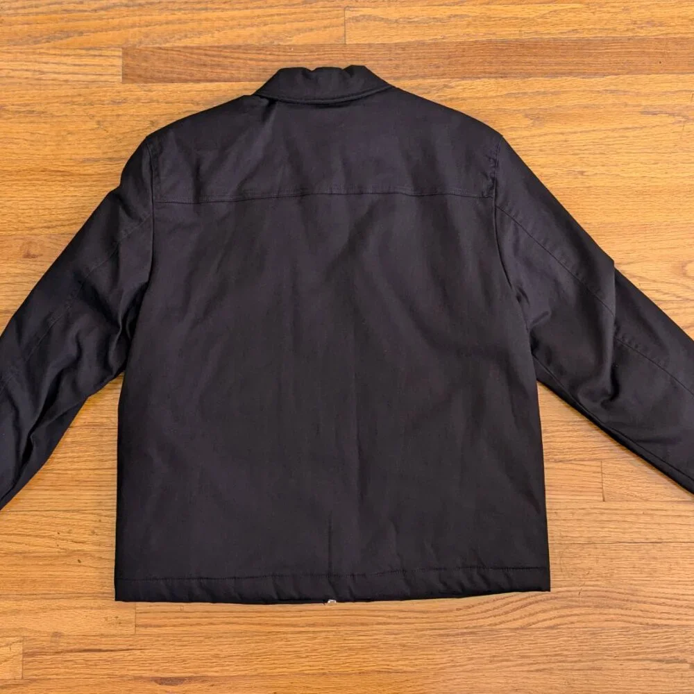 Zara // Pocket Overshirt // Black // S